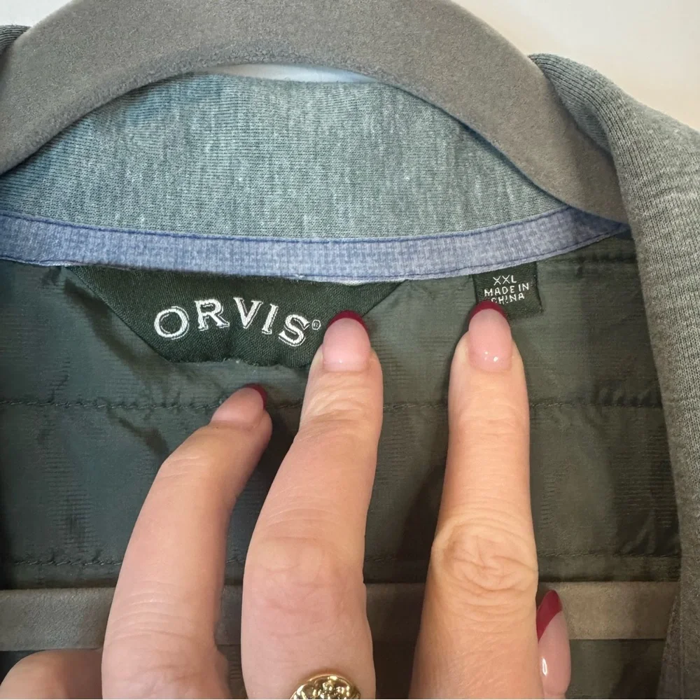 Orvis Men’s Green Quarter Zip XXL - Picture 5 of 9